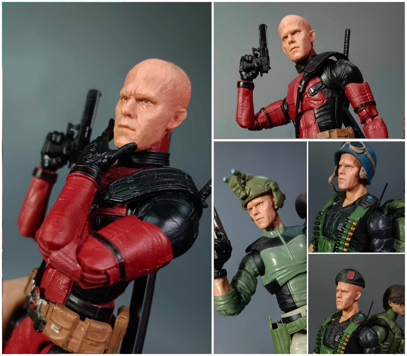 Ryan Reynolds 1/12 head deadpool Preorder shipped within 7 Day