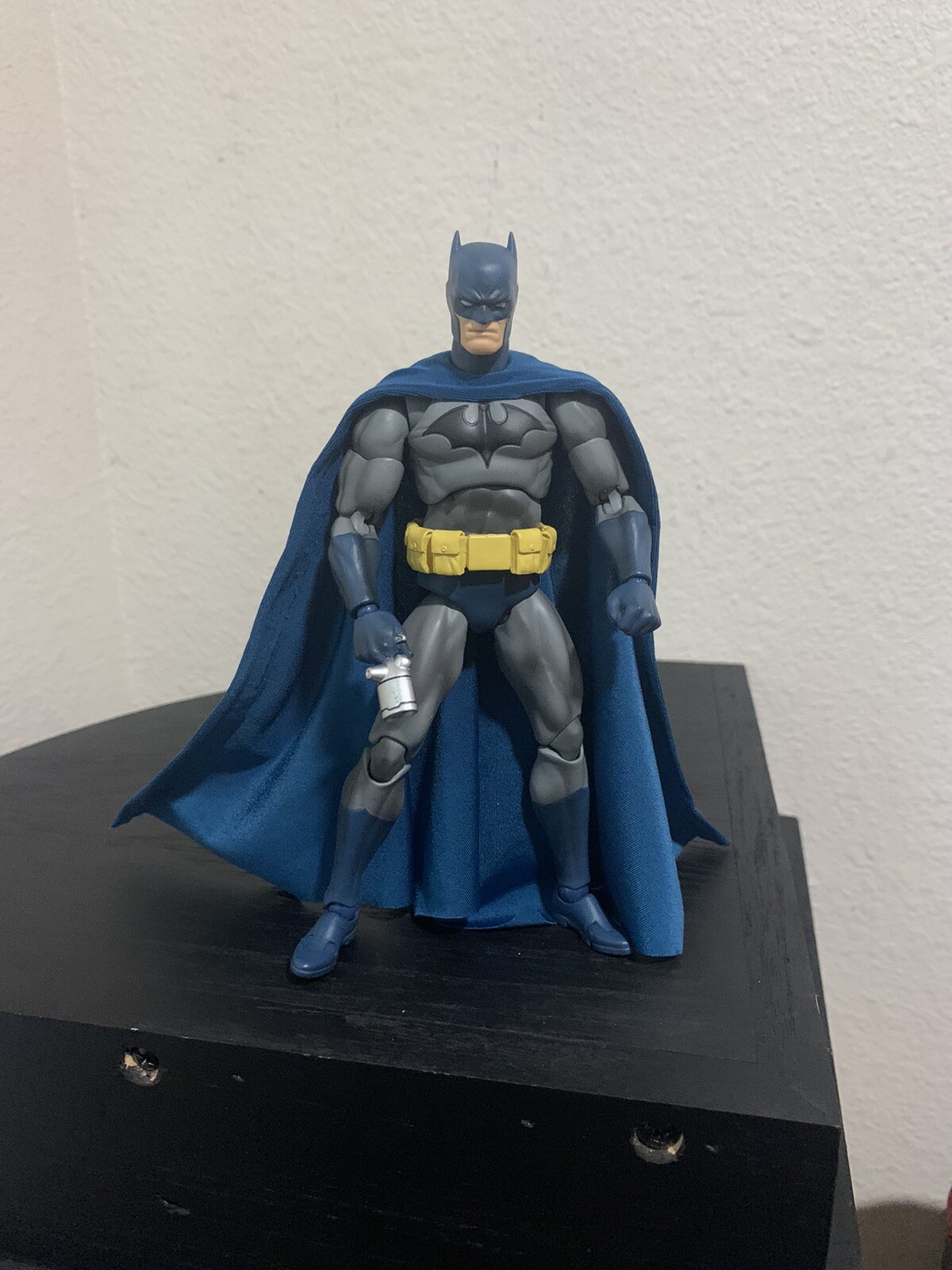 Custom Batman Mafex Hush Drape Cloth Wired Cape 1/12 Dc Multiverse NOT FIGURE