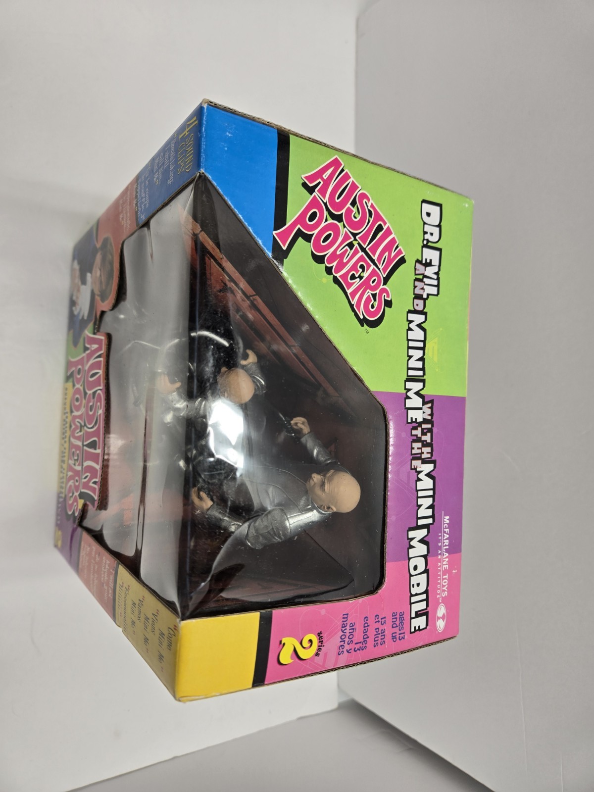 1999 McFarlane Austin Powers Dr Evil & Mini Me Mini Mobile Figure Set Series 2