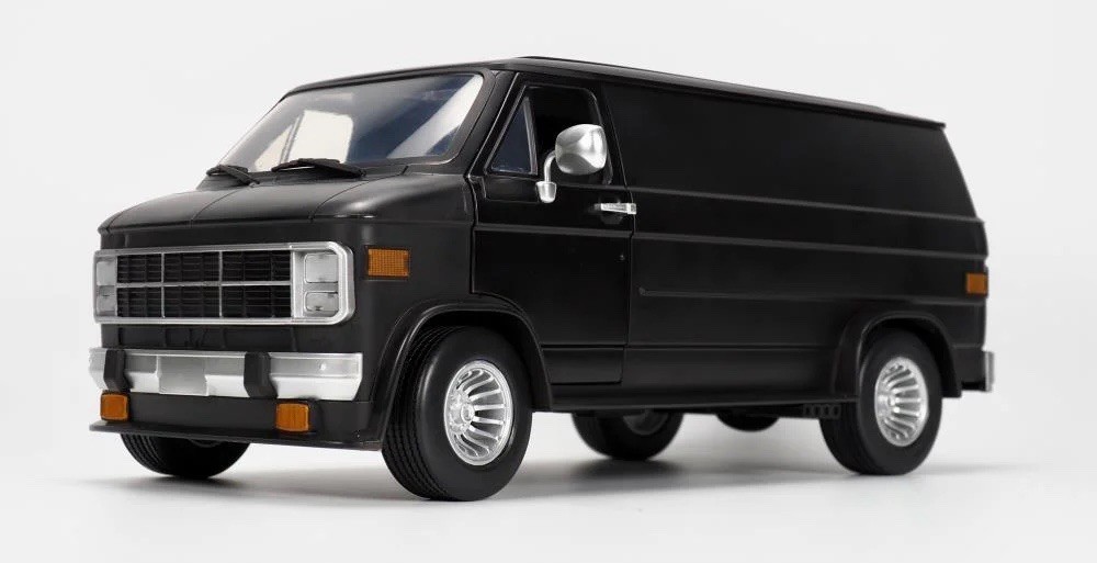 US Seller [MIB] Ramen Economical Vans REV02 Black 1/12 Scale Vehicle
