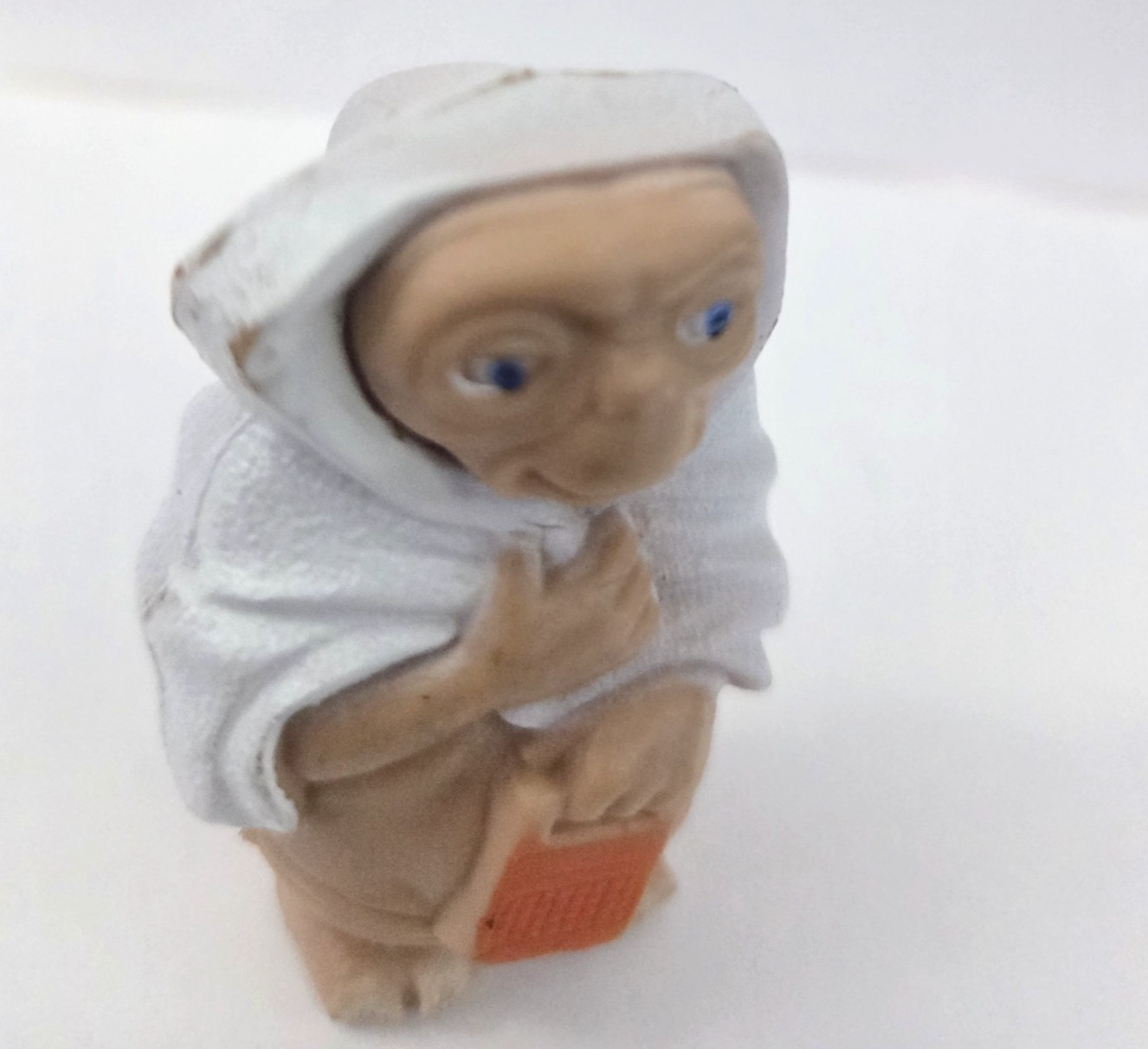 Vintage 1982 E.T. Figure ET White Blanket Speak & Spell 2&Prime; PVC Toy – No Markings