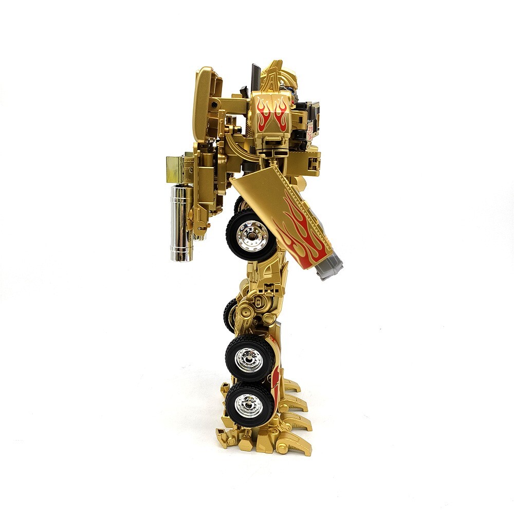 SS05 Transform Toy Commander Autobot Leader Action Figure Gold Deformabl Robot