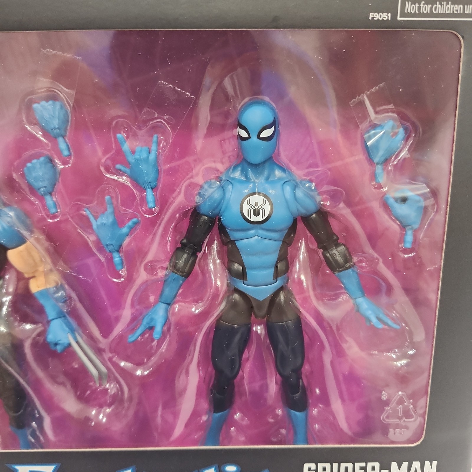 Hasbro Marvel Legends Wolverine Spider-Man Fantastic Four Suit 6-inch 2-Pack Blu