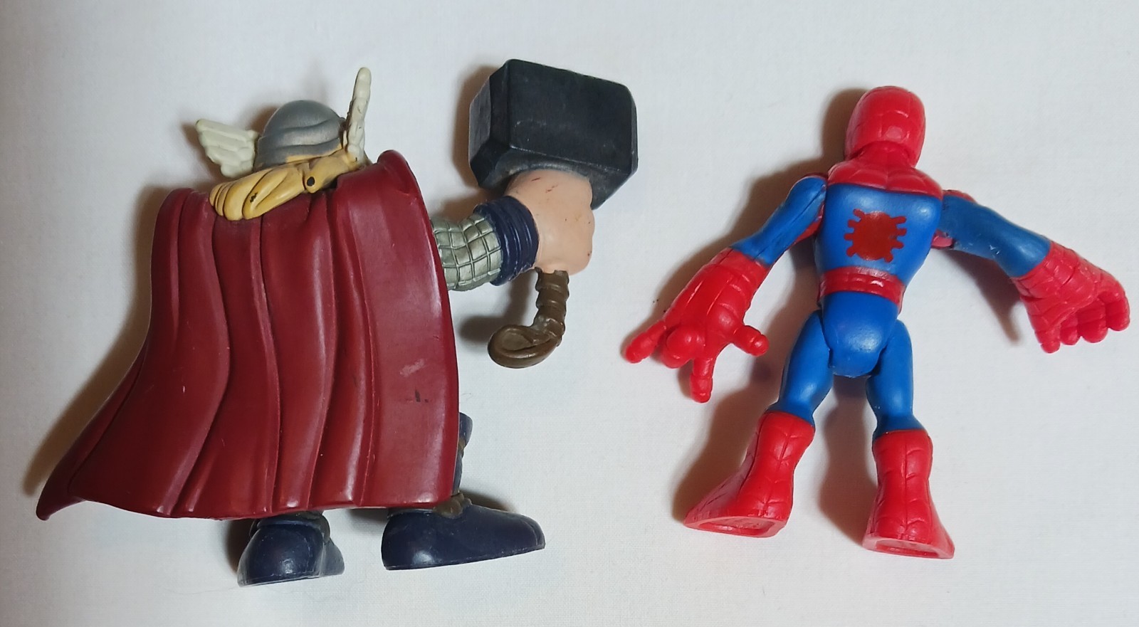 22 Marvel HERO SQUAD Playskool 2&Prime; Figure Lot THOR Iron Man HULK Spider Man
