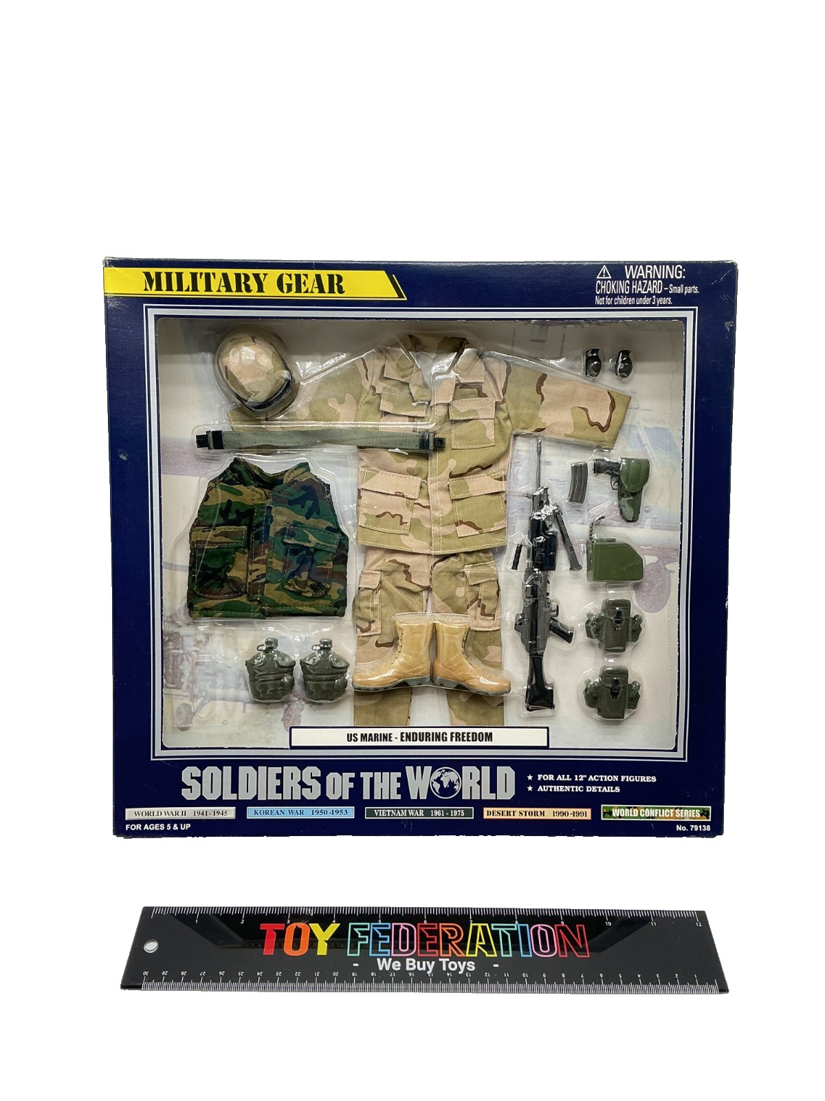 Soldiers of the World WORLD CONFLICT SERIES US MARINE Desert Storm Military Gear
