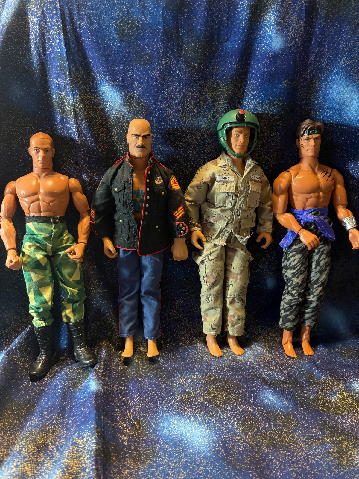Lot of (4) G.I. Joe 12&Prime; Hasbro Action Figure Dolls – SEE PHOTOS!
