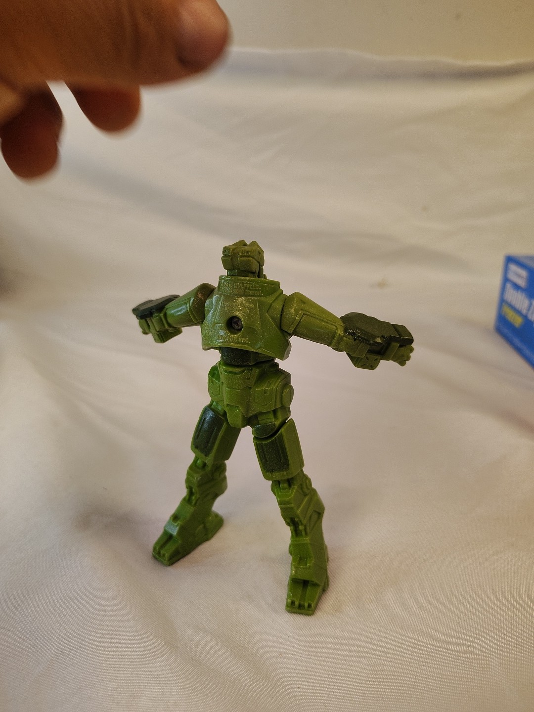 Robot Action Figure Plastic Green Less Than 5in Toy Collectible Figurine