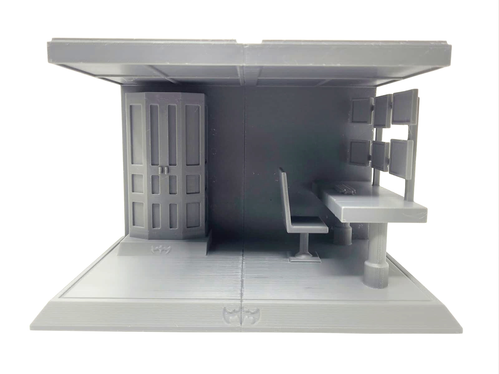 3D Printed Batcave Control Center & Diorama – 1:18 Scale (For 4&Prime; Action Figures)