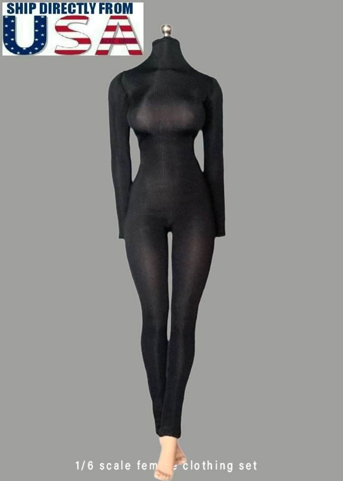 1/6 Female Stretch Slim Bodysuit For 12&Prime; PHICEN Hot Toys TBLeague Figure USA