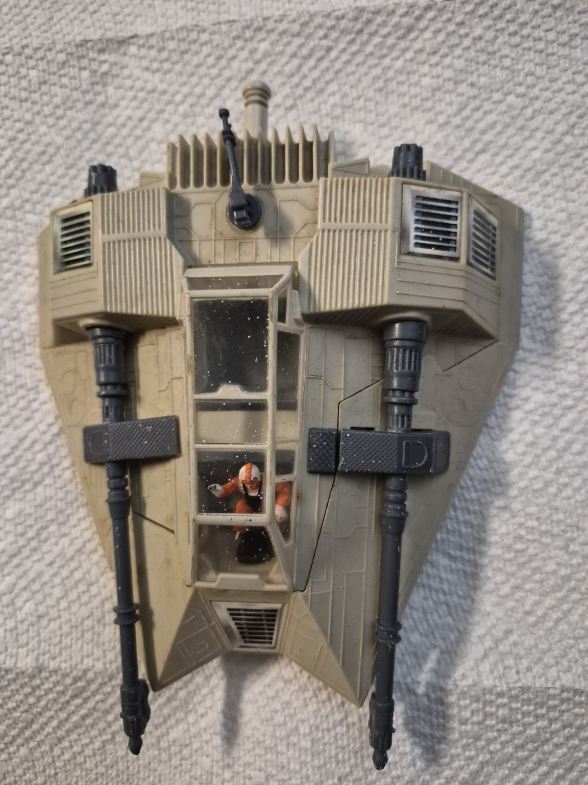 Vintage Star Wars MICRO COLLECTION SNOWSPEEDER Kenner 1982 with figure