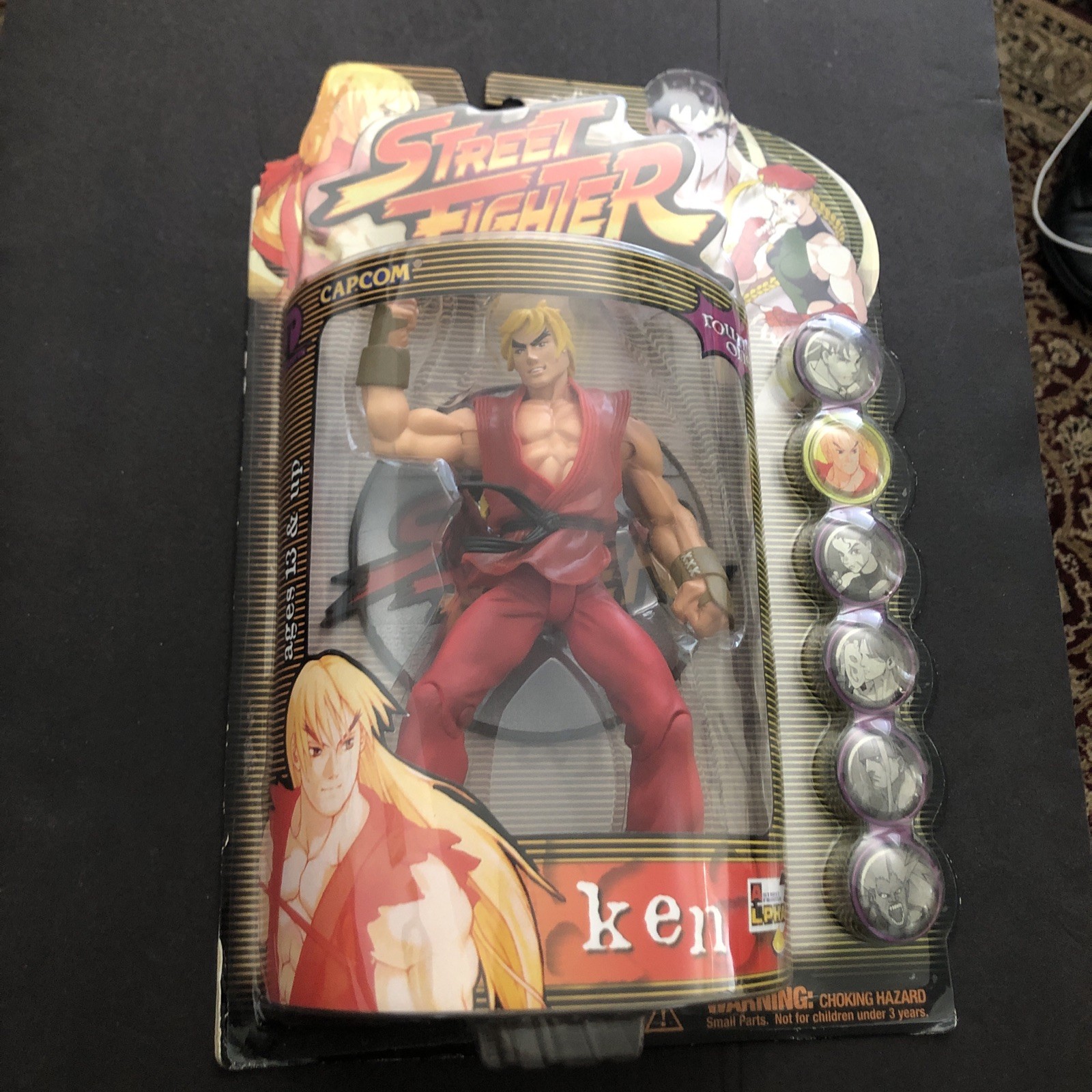 CAPCOM STREET FIGHTER “ KEN” 7” 1/2 Factory Sealed “ROUND ONE”