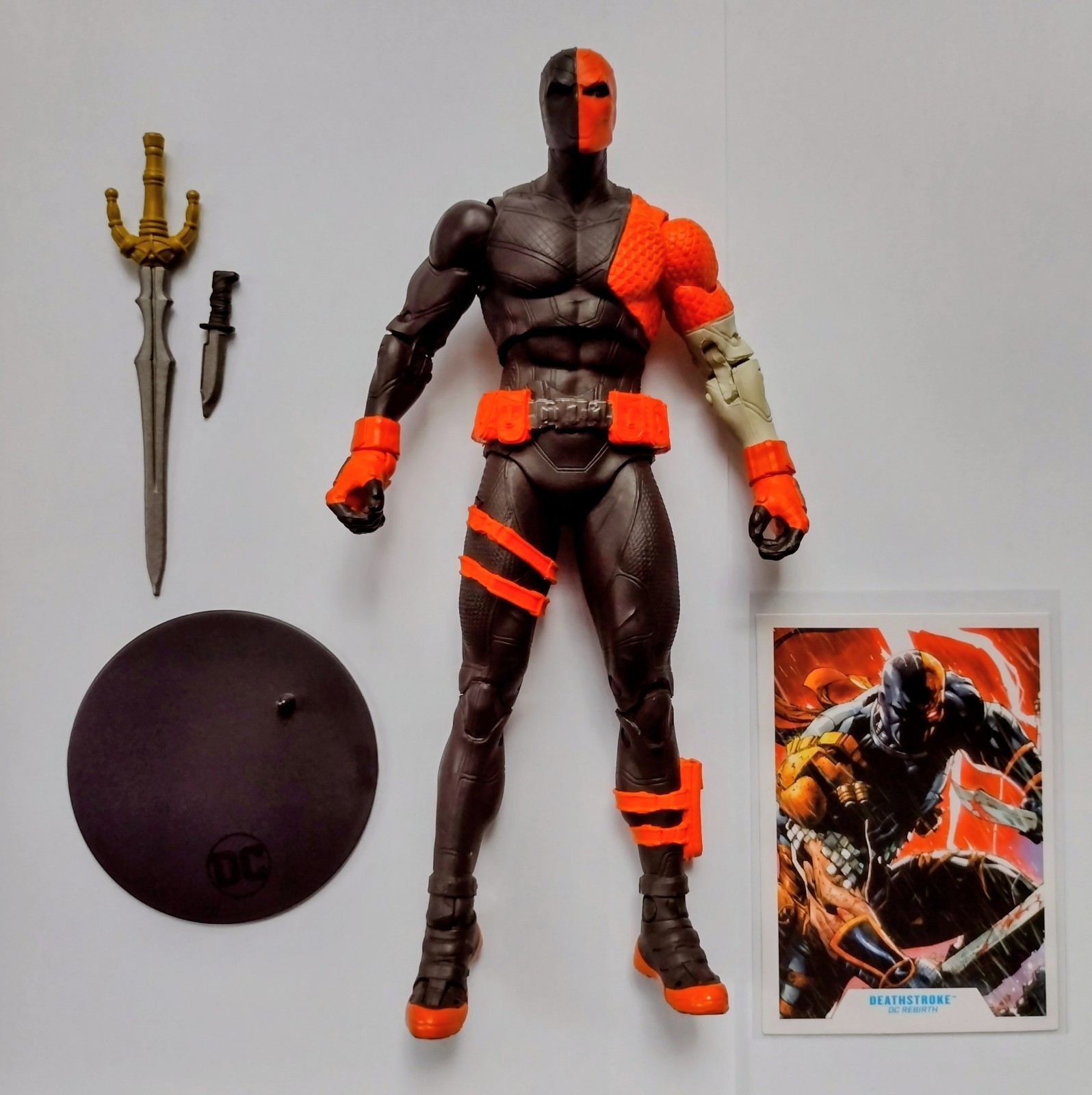 McFarlane Toys DC Multiverse 7&Prime; Deathstroke – DC Rebirth (No Tassels)
