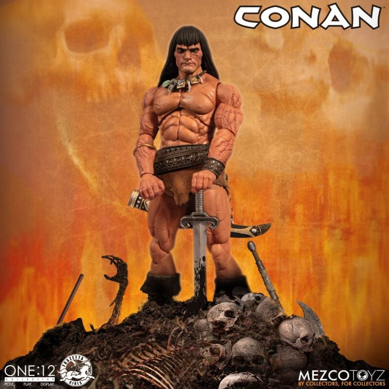 MEZCO CONAN BARBARIAN & DEATH DEALER TBL RED SONJA ANUBIS PURGATORI BALROG FROST