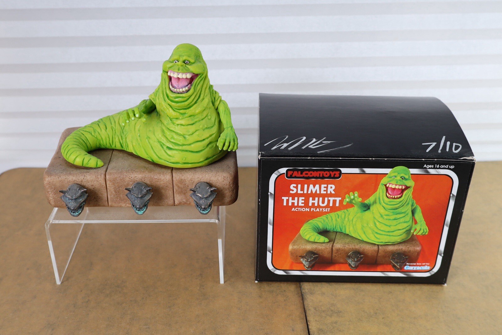 Jabba the Hutt Slimer Ghostbusters Star Wars Custom Designer Art Toy Mashup