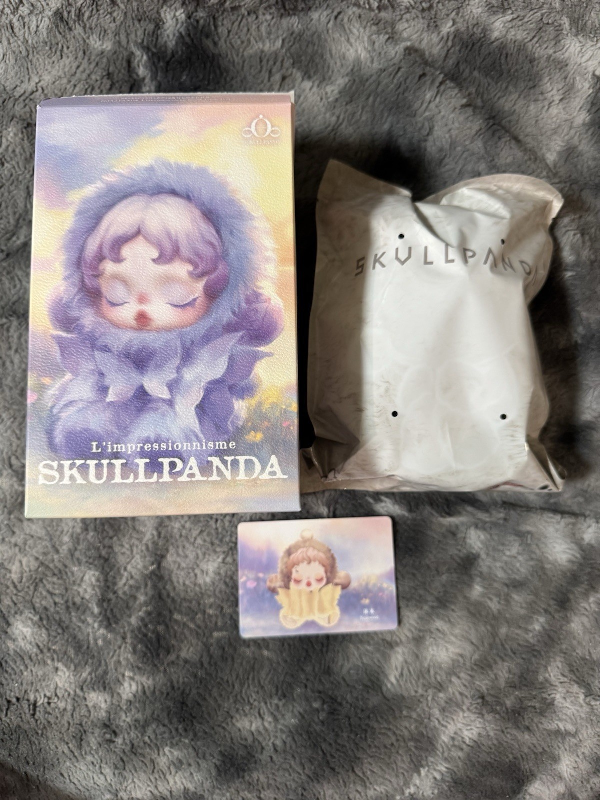 POP MART Skullpanda L&rsquo;Impressionisme Series &lsquo;Teakwood&rsquo; (Sealed Bag, US Seller)