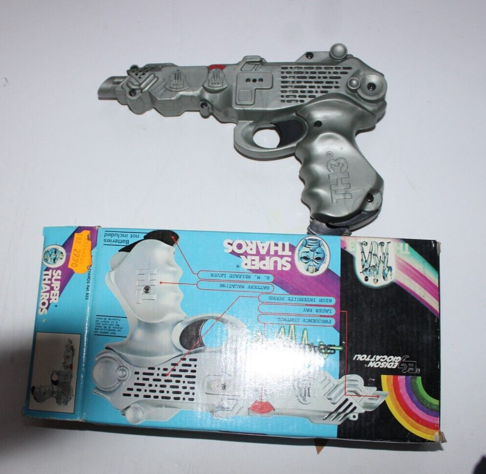 TH3 PROJECT SPACE HEROES EDISON TOYS SUPERTHAROS -SPACETRONIC BOXED !