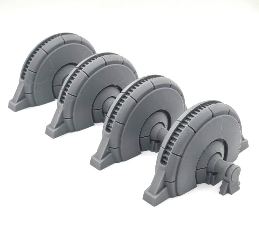 Star Wars Hoth Shield Generators Diorama 1:18 Scale for 4 inch Figure