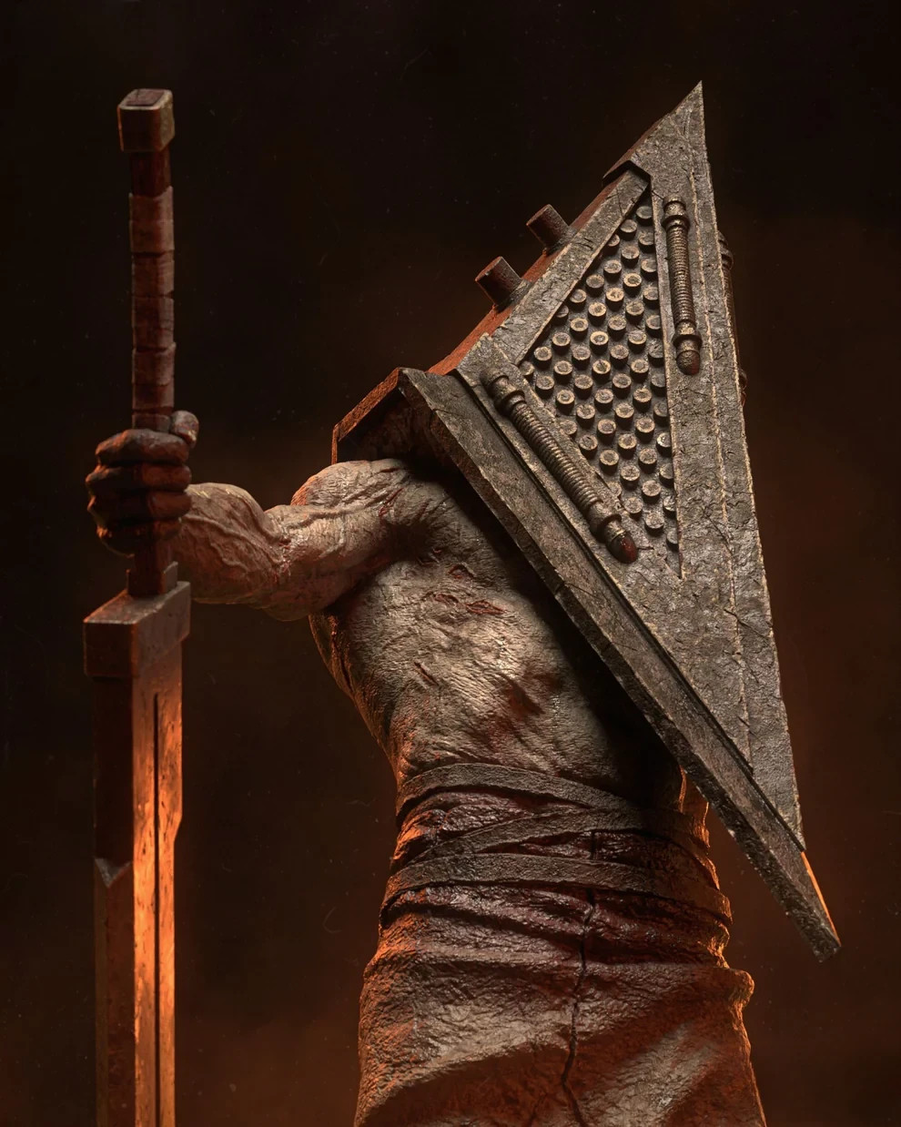 Pyramid Head – Silent Hill Inspired Figure | Statue,Sci-Fi Fantasy ,handmade