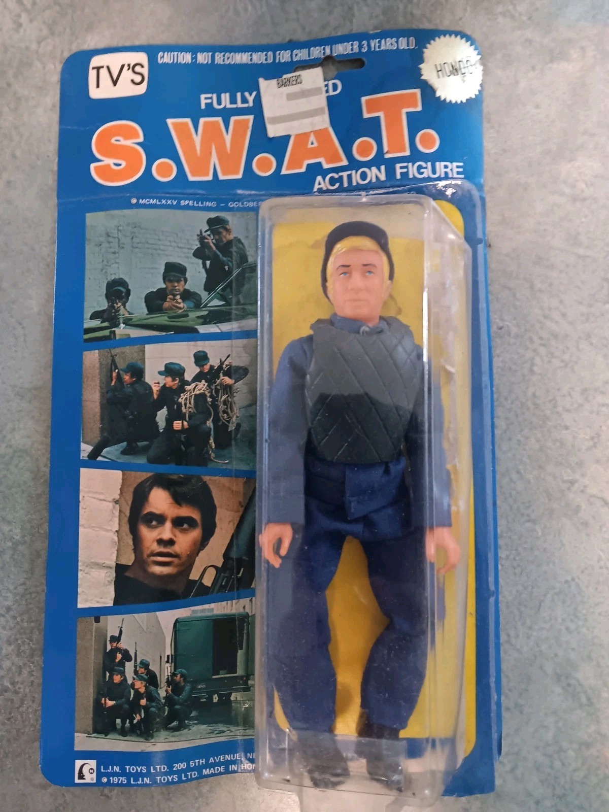 LJN S.W.A.T. Hondo Fully Jointed Action Figure 1975 Vintage Police TV Show