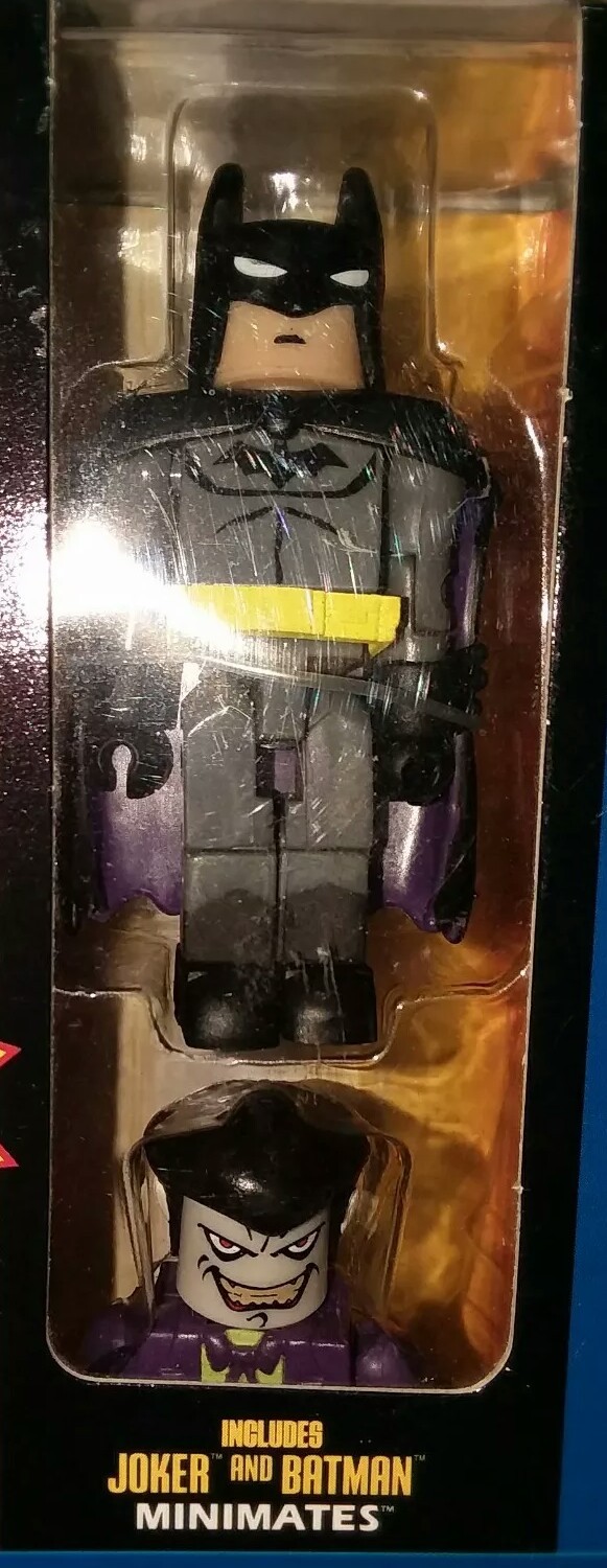 Minimates BATMAN C3 DC « CHEMICAL WAREHOUSE BATTLE w/ BATMAN and JOKER » HTF! NEW!
