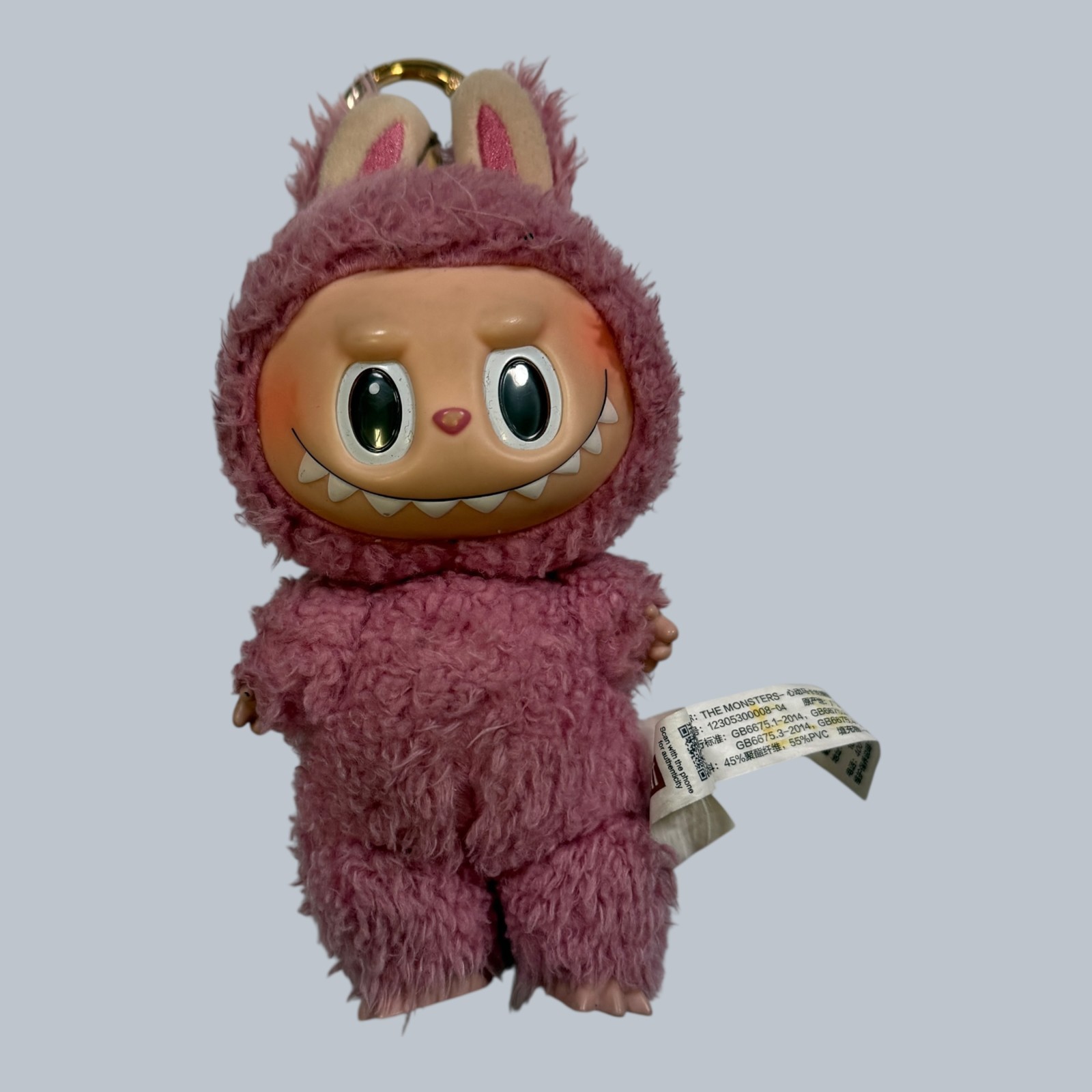 POP MART Labubu The Monsters Exciting Macaron Plush Lychee Berry Pink Authentic