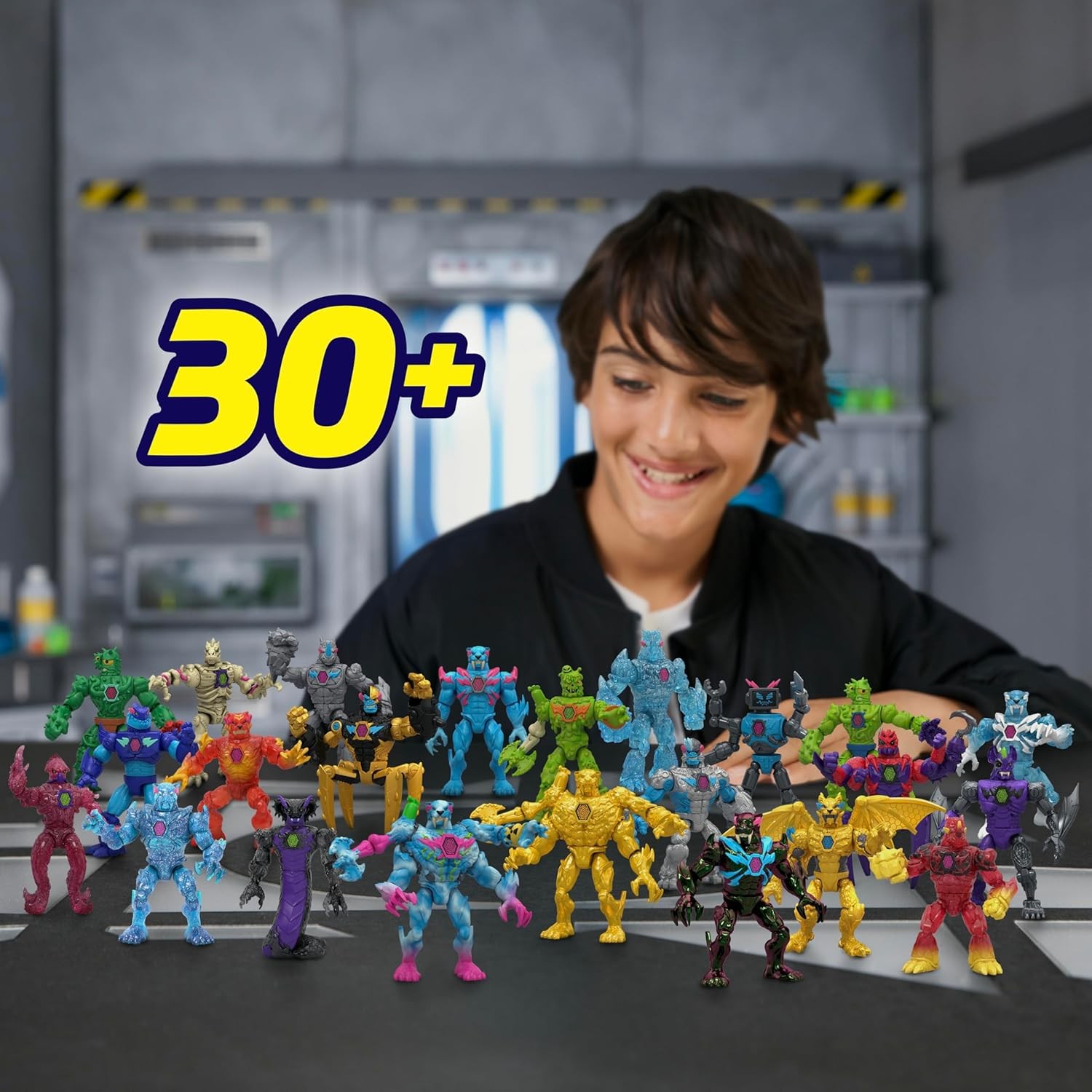 MrBeast Lab Hybrids Multi Pack-Mix & Match Action Figures-Golden Panther Dragon