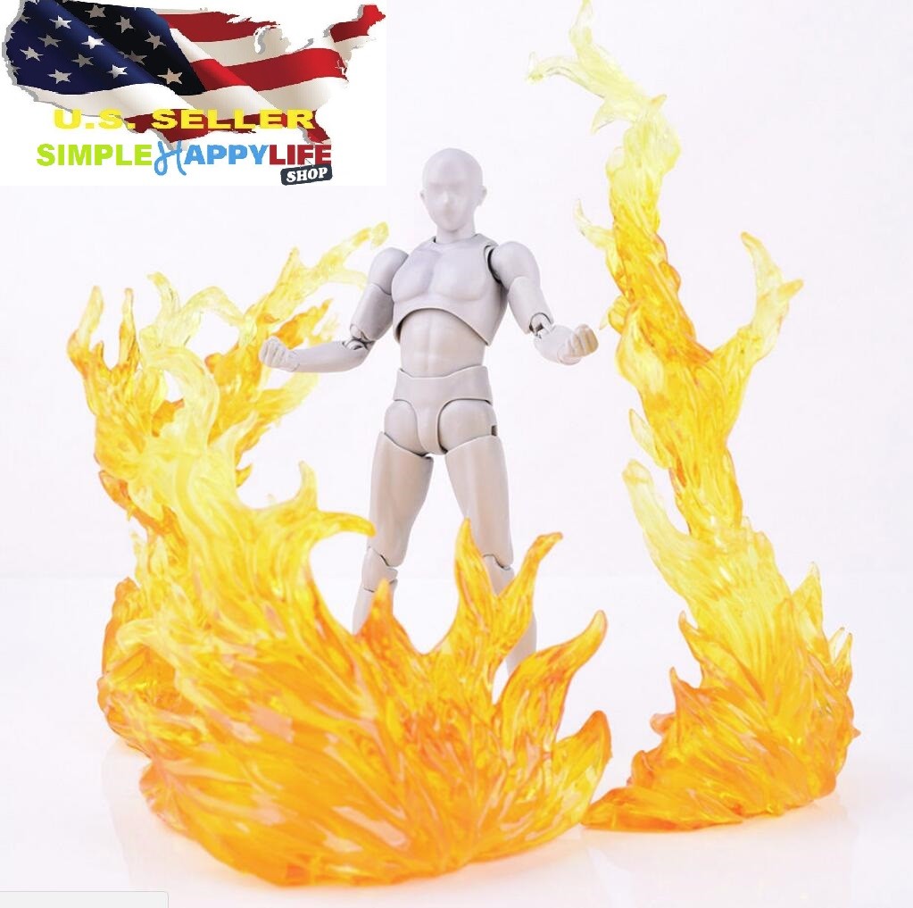 EFFECT BURNING Yellow FLAME D-Art Figma Kamen Rider 1/6 figure Gundam ❶USA❶