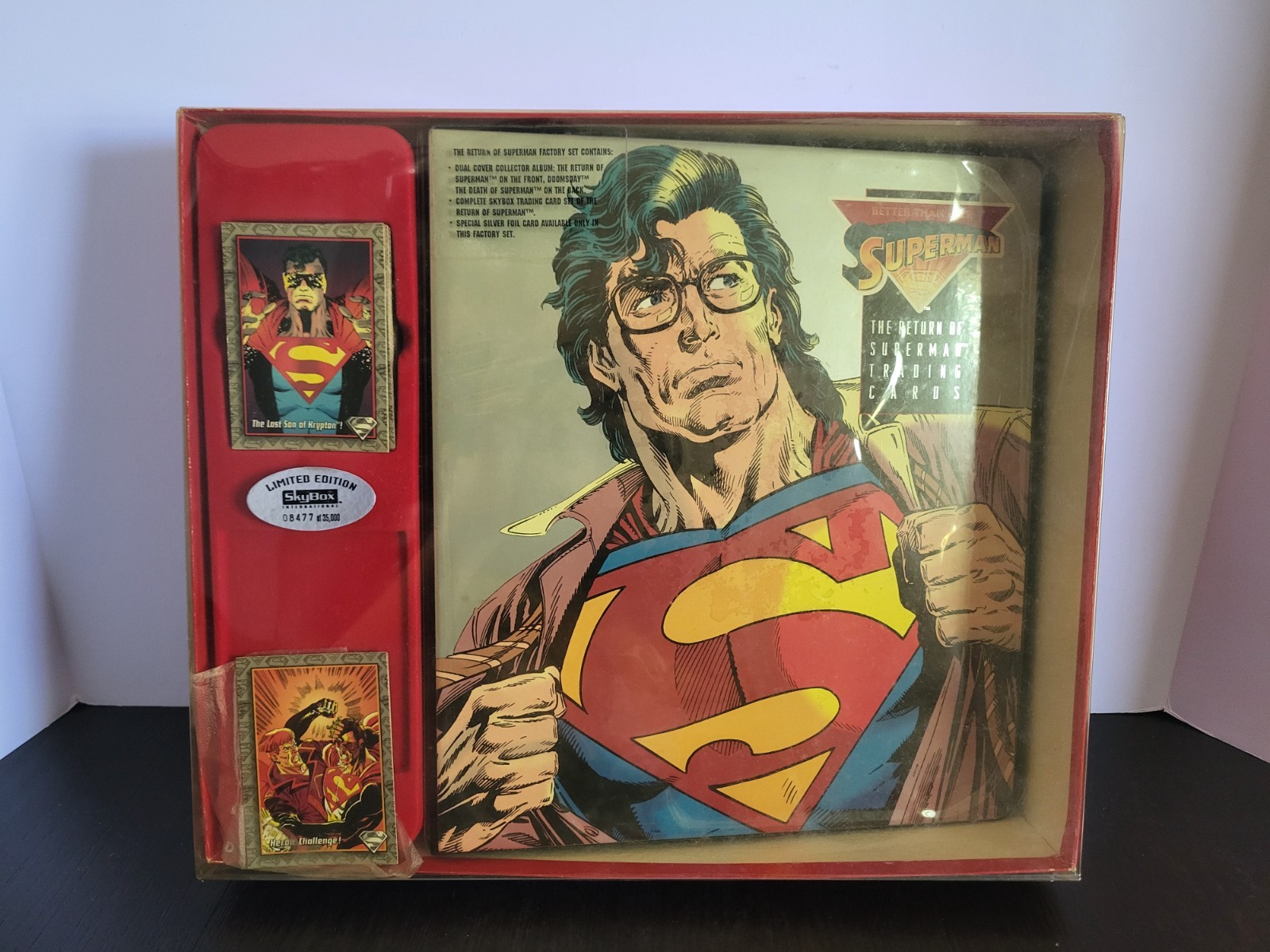 Return of Superman Trading Cards SKYBOX Limited Edition /35000
