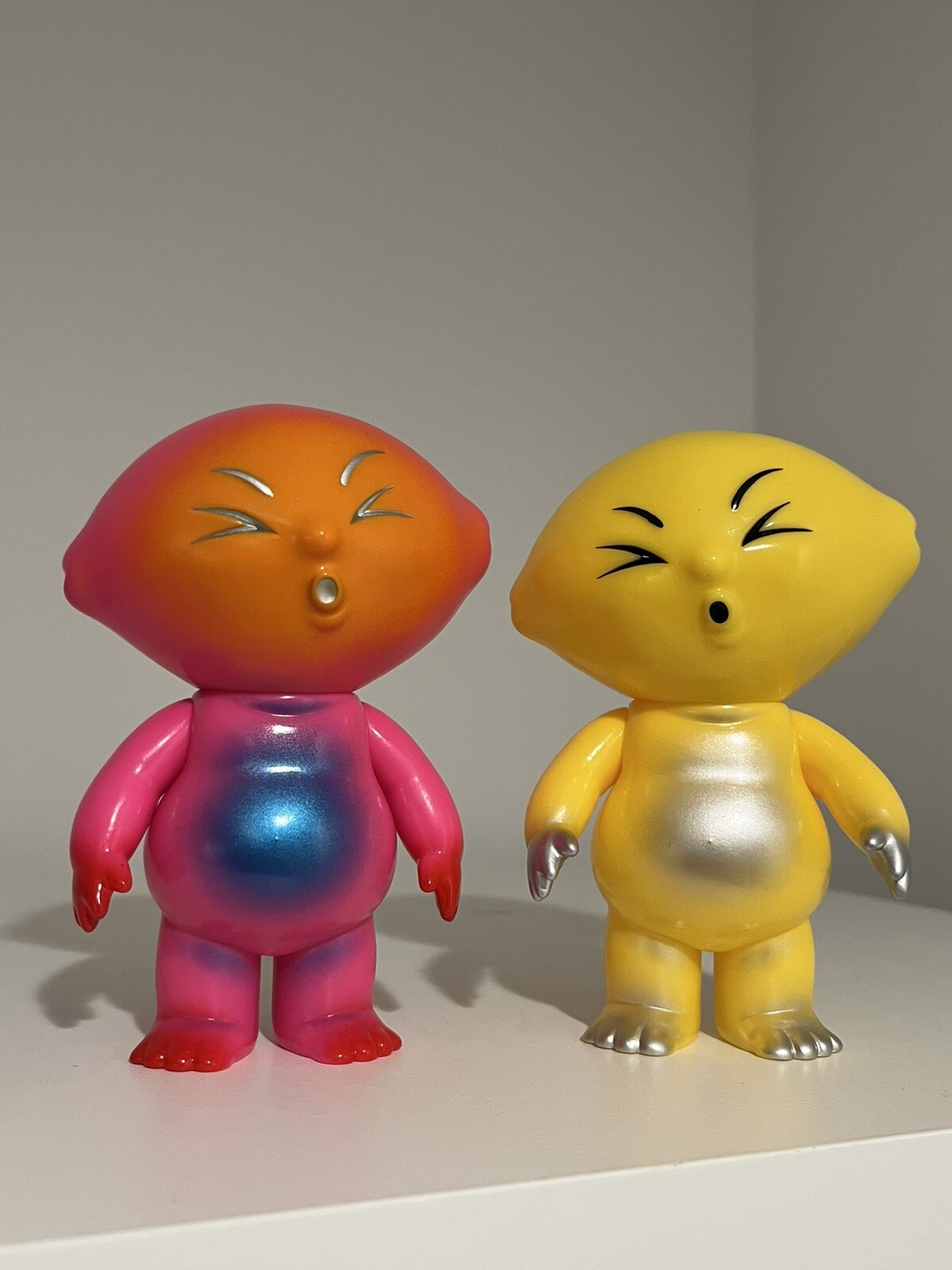 Anti Social Sofubi Sour Lemon Mascot Sofubi Pair