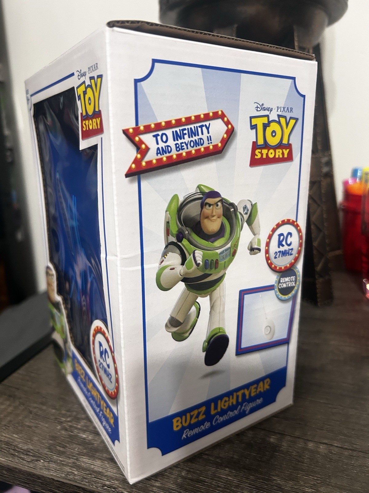 Buzz Lightyear Remote Control Action Figure Signed By Voice Artist Tim Allen