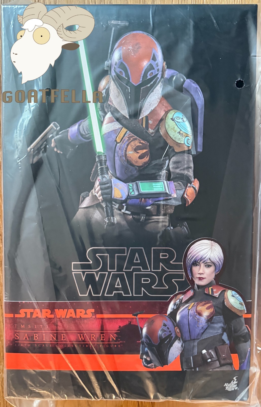 READY NEW HOT TOYS STAR WARS CLONE WARS SABINE WREN TMS171 IN STOCK