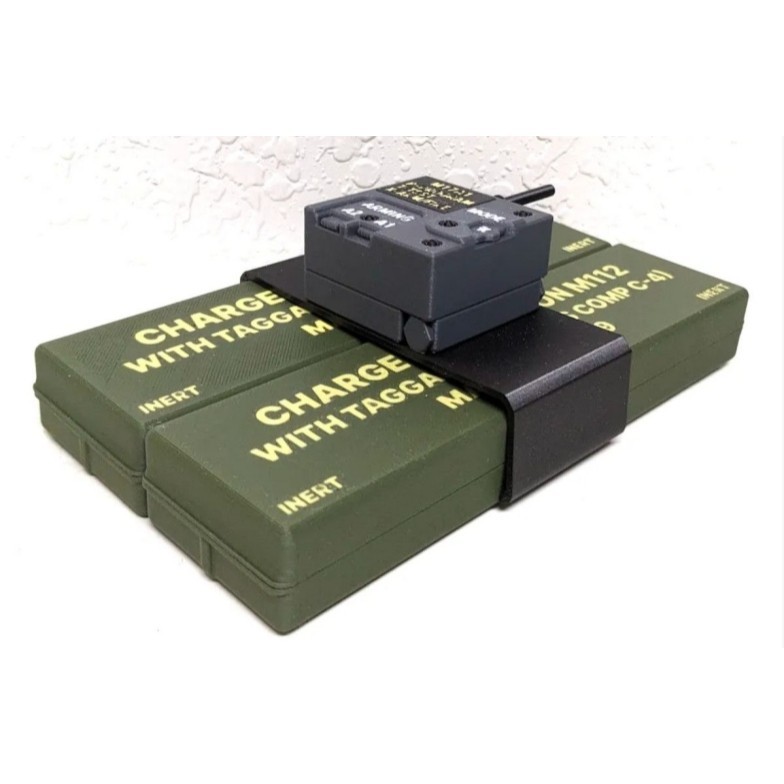 M112 C4 Demolition Charge Replica – Realistic 3D Printed Model for Airsoft