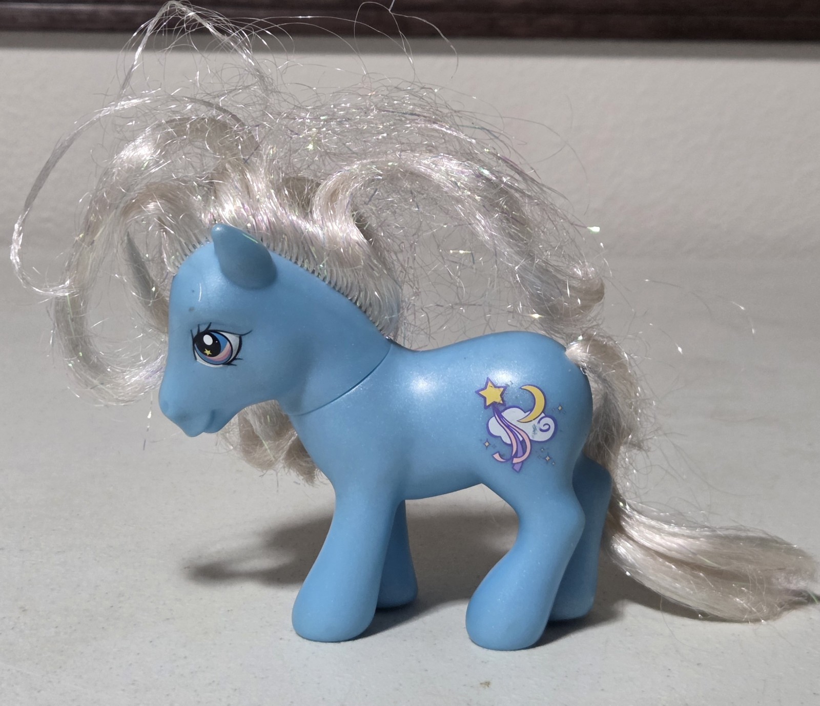 My Little Pony G3 Dream Blue White Tinsel Hair 2005 MLP