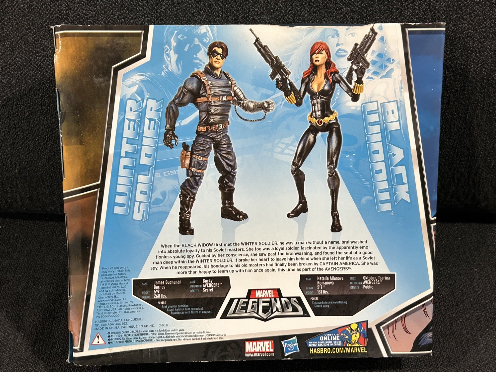 Marvel Legends Black Widow & Winter Soldier 2 pack Toys R Us Exclusive Sealed