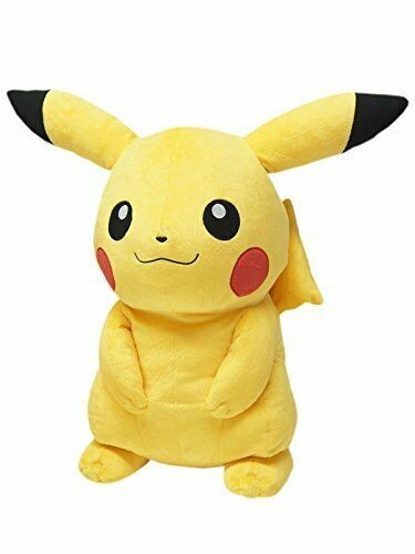 Sanei Pokemon All Star Collection Pikachu 19&Prime; Stuffed Plush Authentic USA