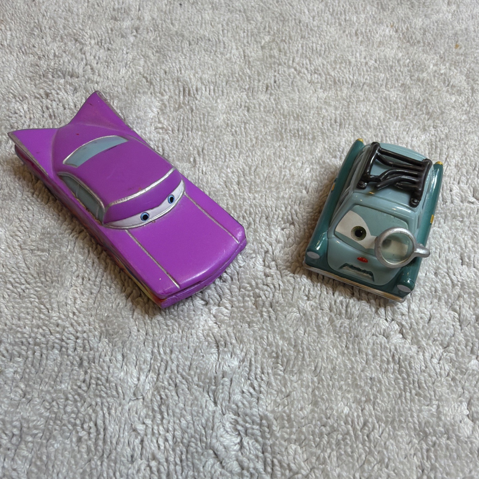 Disney Pixar cars 2 lights & sounds, professor Z Zundapp and Ramone