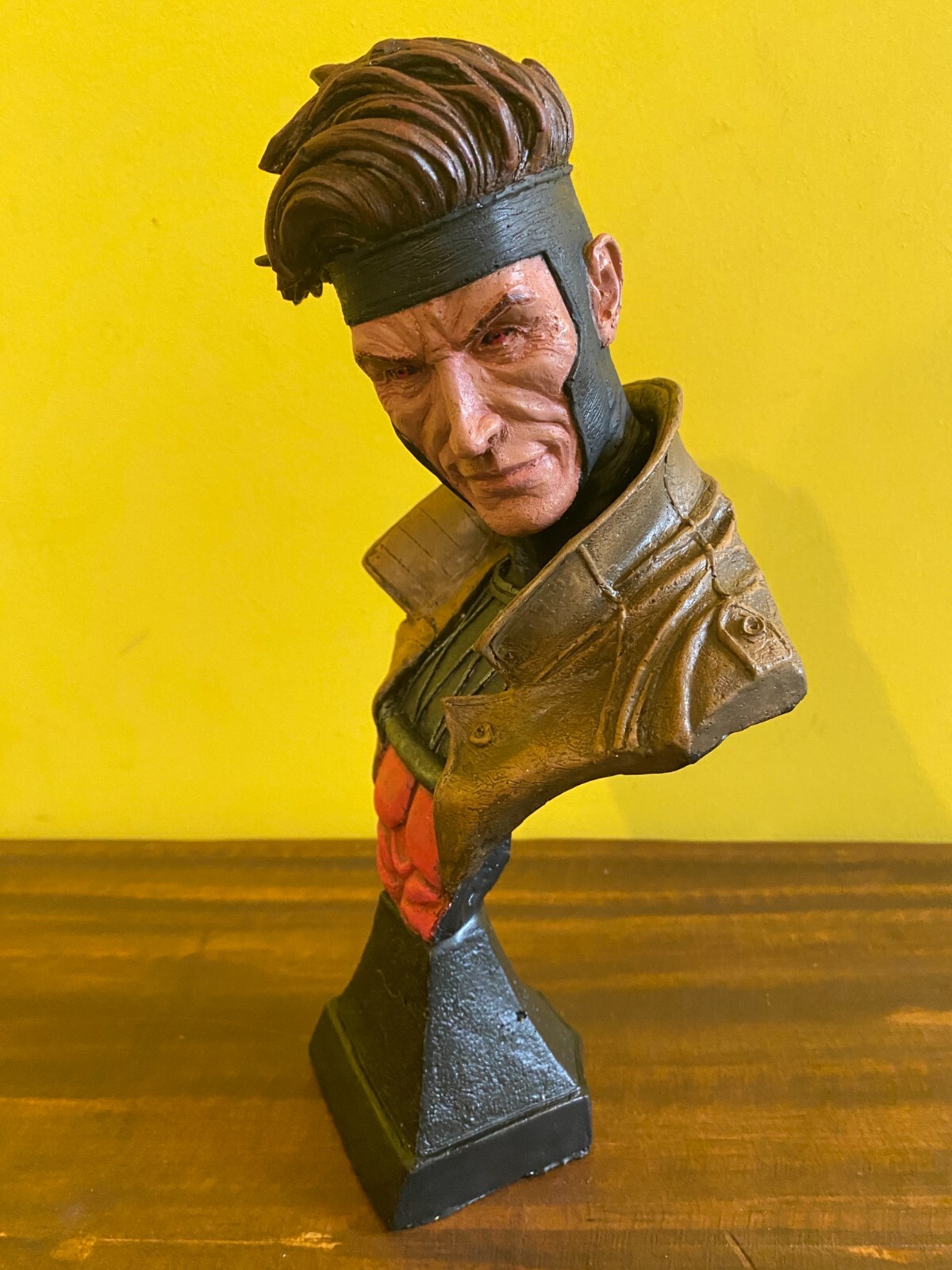 HANDMADE Gambit BUST X-Men Statue Figure Sculpture marvel comic movie gambito !!