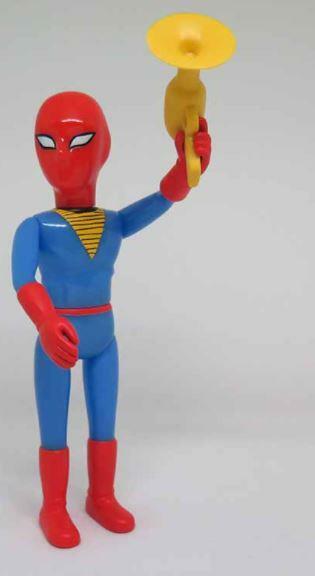 DEATH RAY HERO SOFT VINYL DOLL PRESS POP