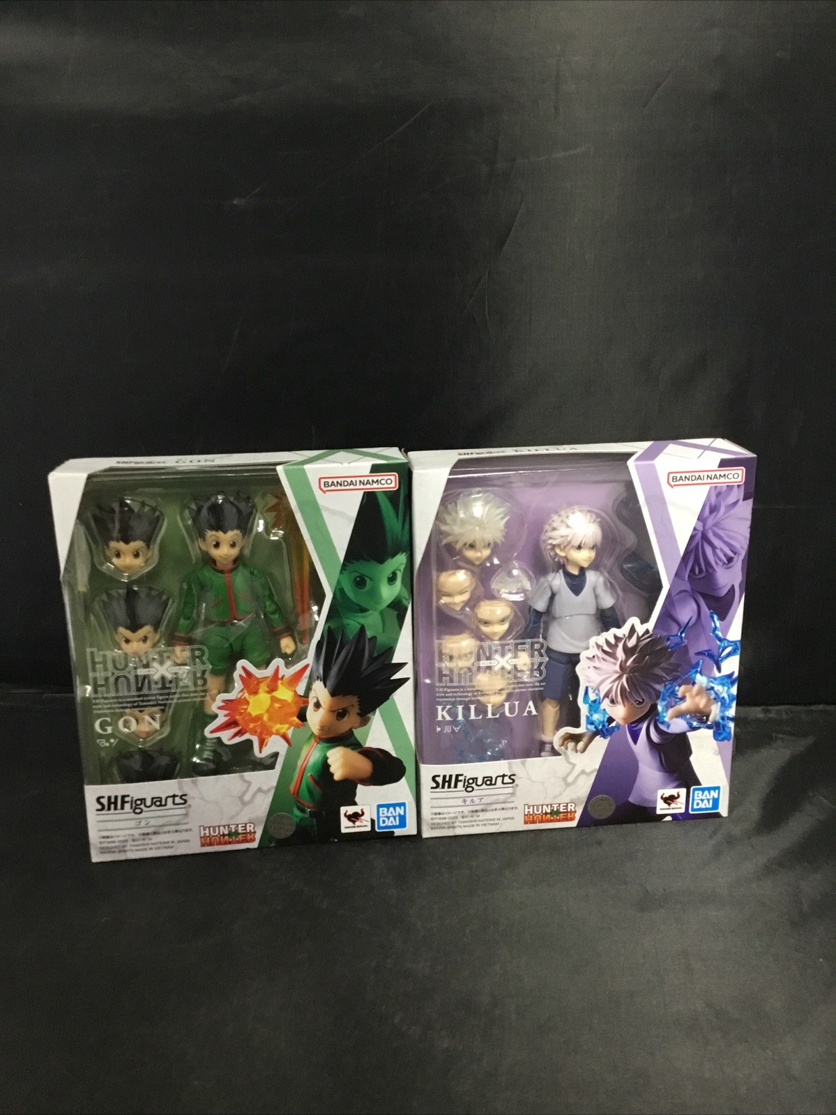 Genuine Bandai S.H.Figuarts Hunter x Hunter Killua & Gon Action Figures NEW