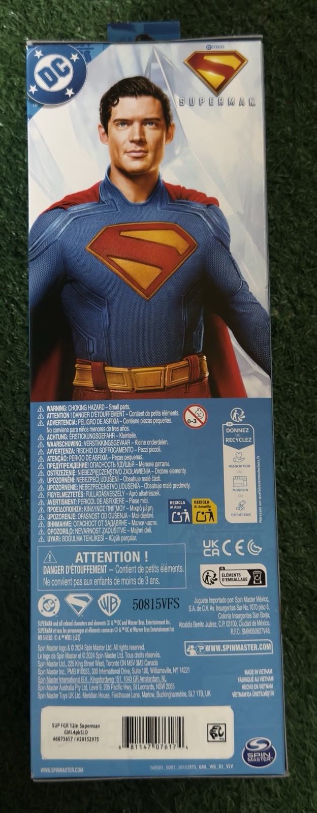 DC Comics Superman 12-Inch Action Figure Brand New- For Age 4 and Up.