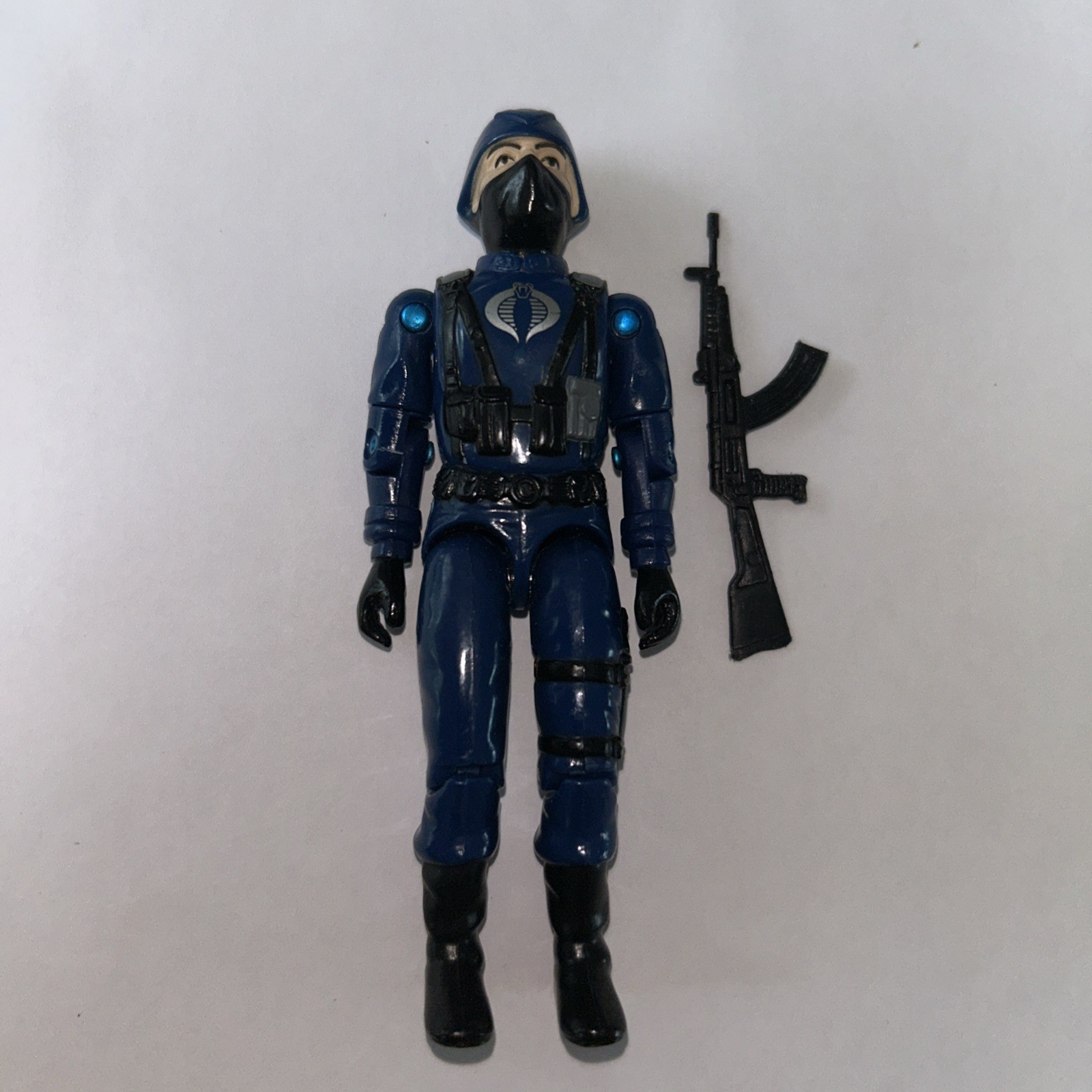 GI Joe Cobra Officer 1983 v1.5 *100% COMPLETE Vintage Swivel Arm Tight EC