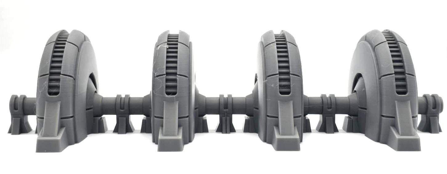 Star Wars Hoth Shield Generators Diorama 1:18 Scale for 4 inch Figure