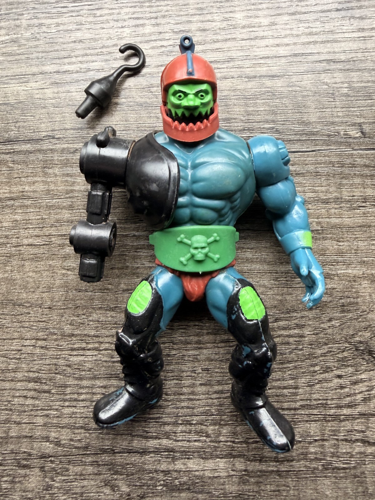 Leo India Trap Jaw with Belt and Hook – Vintage, MOTU Masters of the Universe