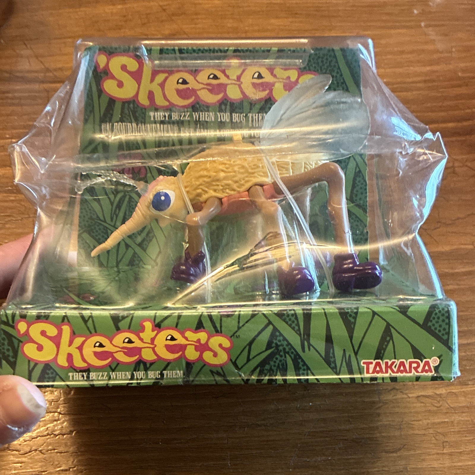 Takara Skeeters Motion Activated Action Figure w/ Sound Boxed Plastic 1993