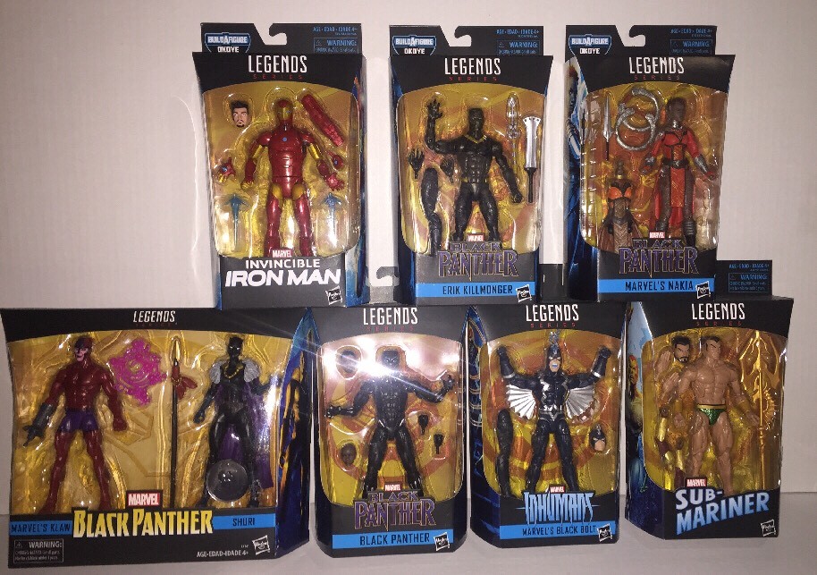 COMPLETE Marvel Legends Entire Black Panther Wave + TRU & Walmart Exclusives