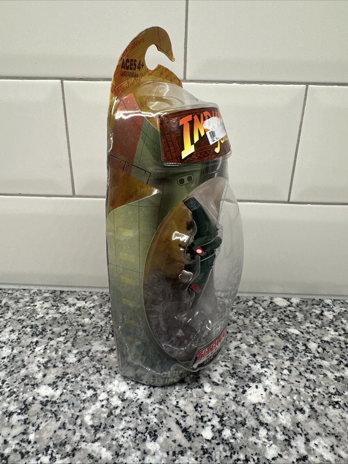 2008 Galoob Indiana Jones German Flying Wing Titanium Die Cast NEW SEALED