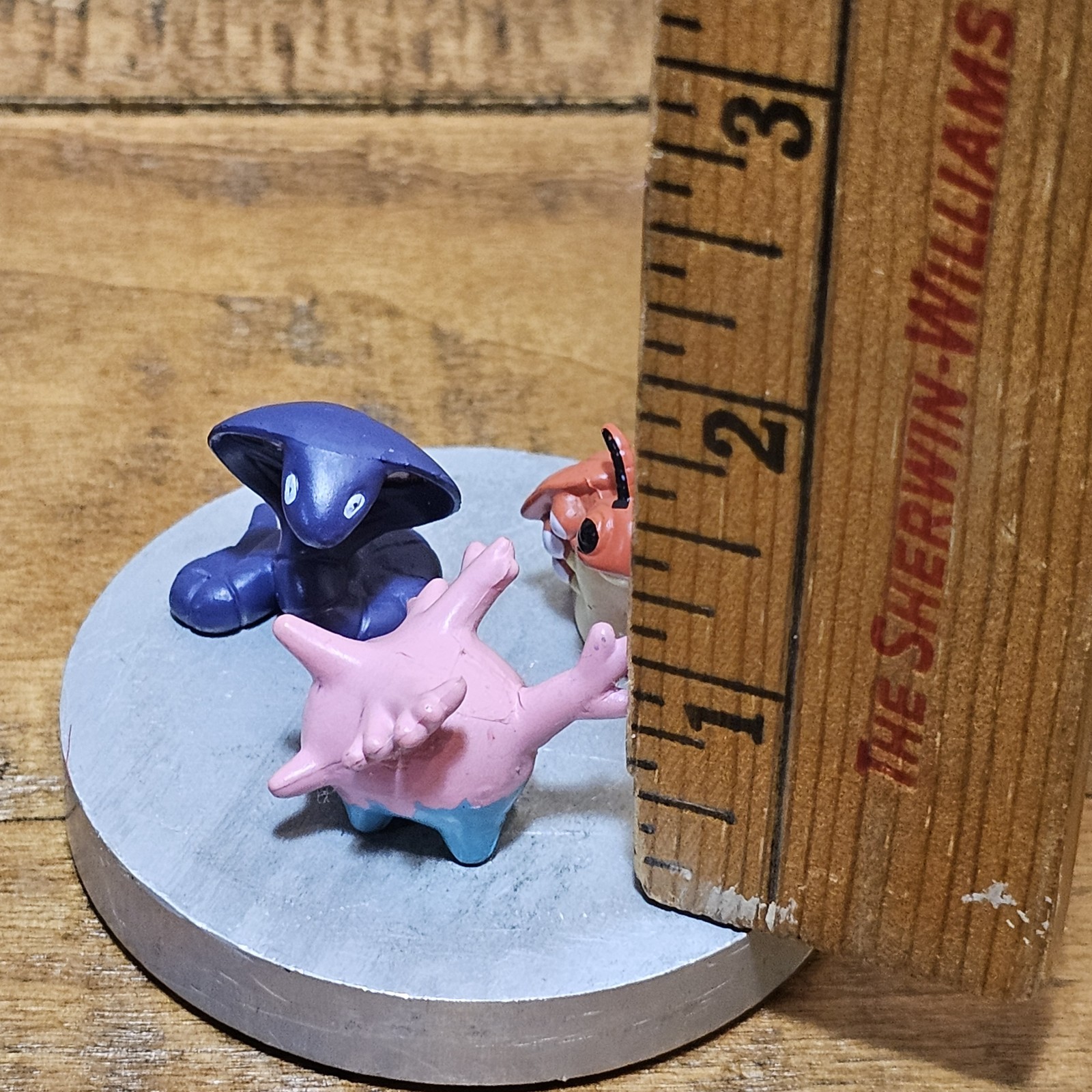 3 Pokemon Arbok Snake Micro Mini Figure Pocket Tomy Monster ,Swinub, Keshi