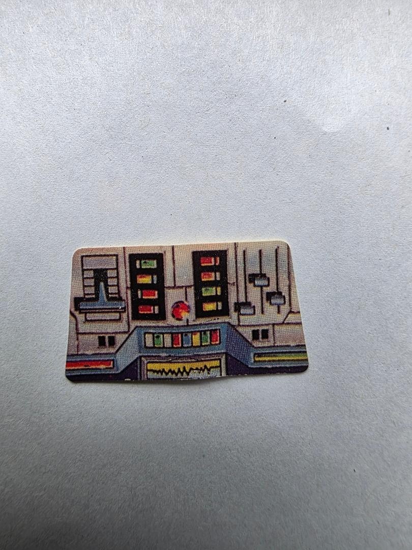 Kenner SilverHawks Maraj instrument control panel decal sticker 1987 Mirage LQQK