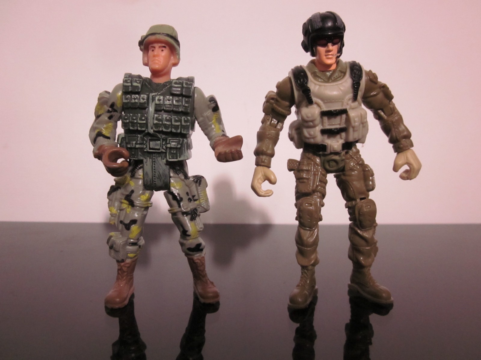 Lanard The Corps 4 » Military Army Action Figures Vintage Lot of 2