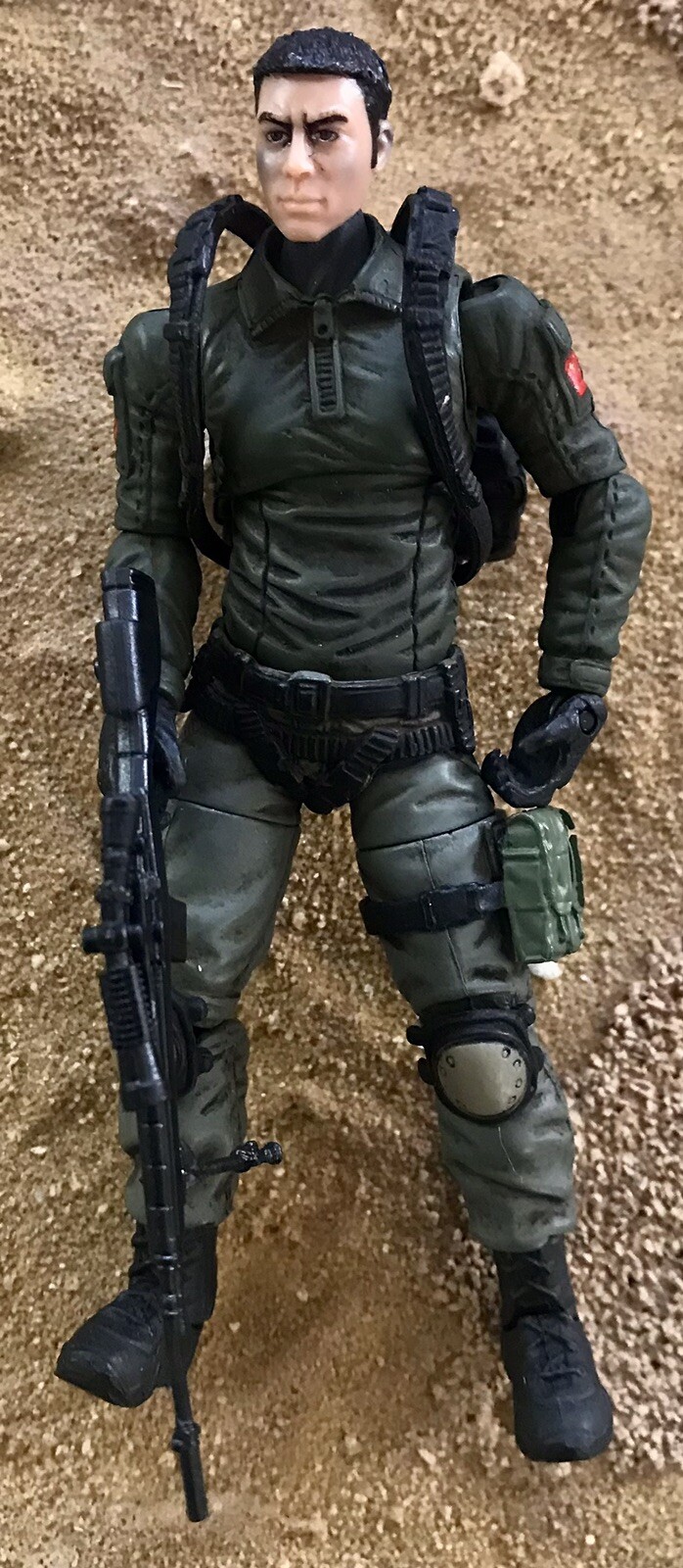 JOY TOY ARMED FORCES « PLA SPECIAL FORCES » FIGURE #5 LOOSE / ACRYLIC DISPLAY CASE